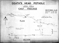 GC 1949 Deaths Head Pothole - East Passage